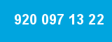 920 097 13 22